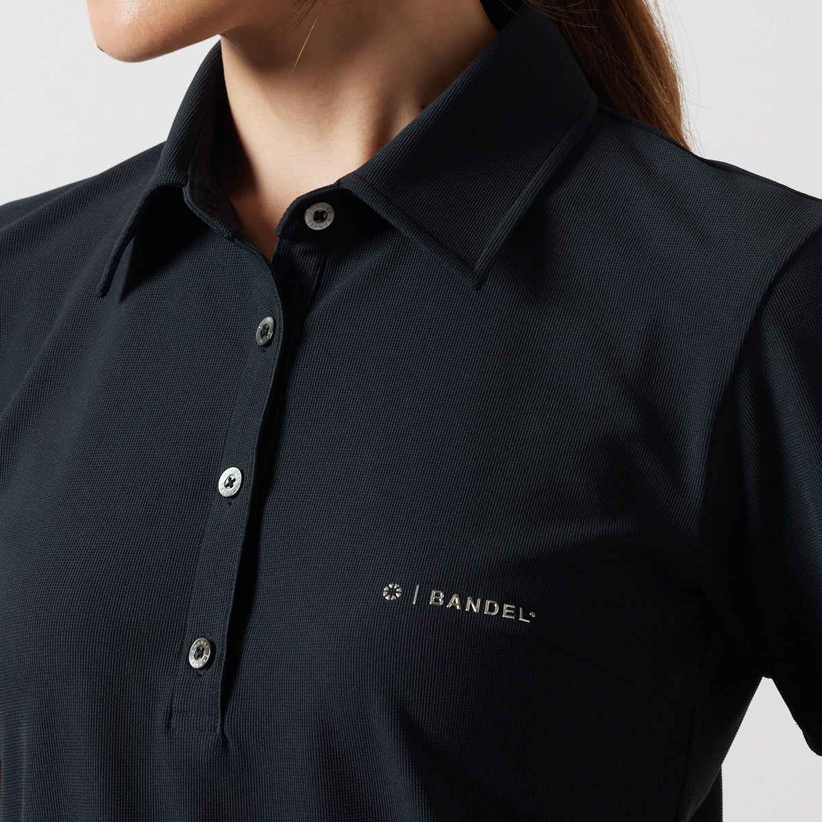 BANDEL GOLF バンデルゴルフ ポロシャツ WOMENS BASIC VENTILATION S/S POLO SHIRTS BGS-W4SBVPL BLACK ブラック