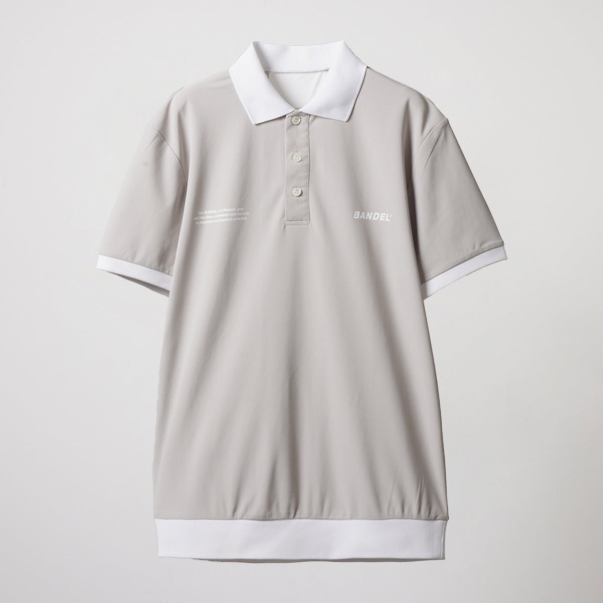BANDEL GOLF バンデルゴルフ ポロシャツ WOMENS BICOLOR RIB S/S POLO SHIRTS BGS-W4SLFPL BEIGE WHITE ホワイト