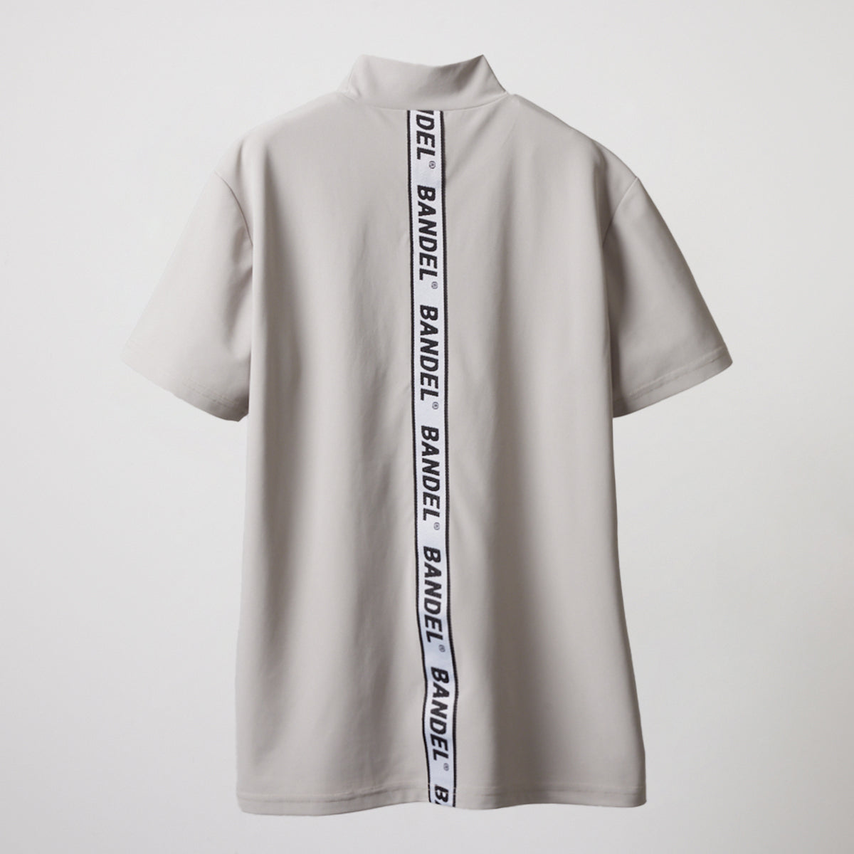 BANDEL GOLF バンデルゴルフ モックネック WOMENS STRAIGHT LOGO S/S MOCK NECK SHIRTS BGS-W4SLTMC BEIGE ベージュ