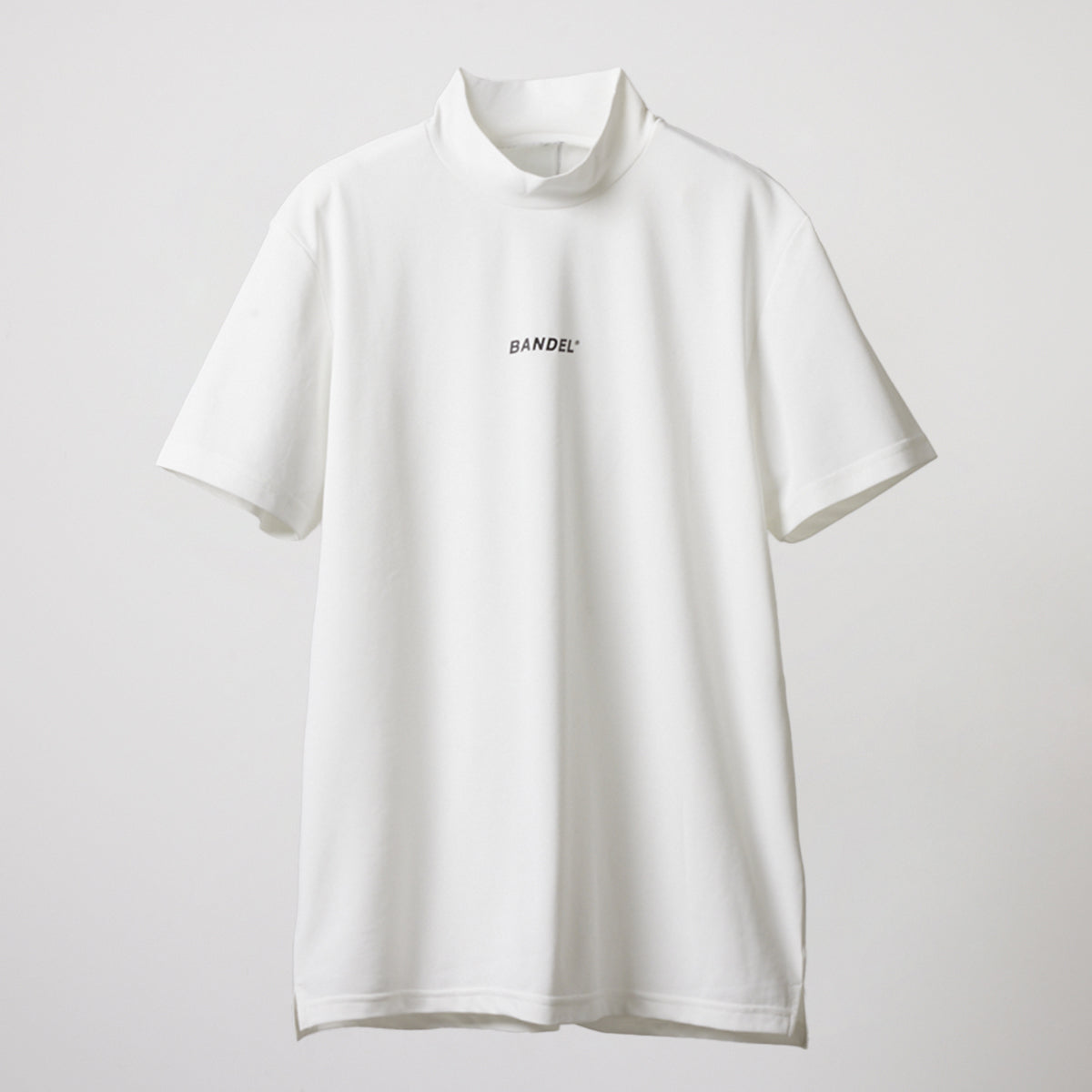BANDEL GOLF バンデルゴルフ モックネック WOMENS STRAIGHT LOGO S/S MOCK NECK SHIRTS BGS-W4SLTMC WHITE ホワイト