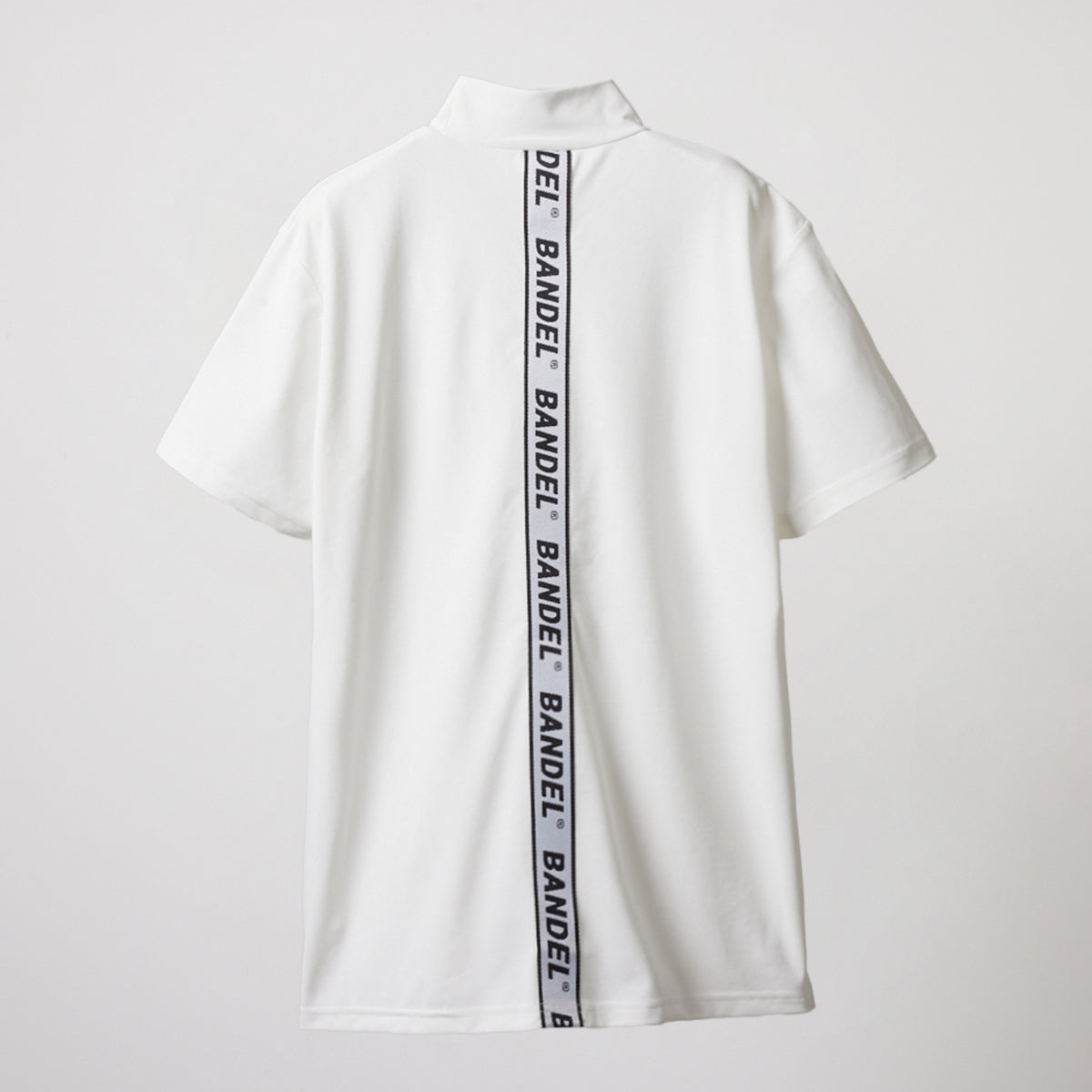 BANDEL GOLF バンデルゴルフ モックネック WOMENS STRAIGHT LOGO S/S MOCK NECK SHIRTS BGS-W4SLTMC WHITE ホワイト