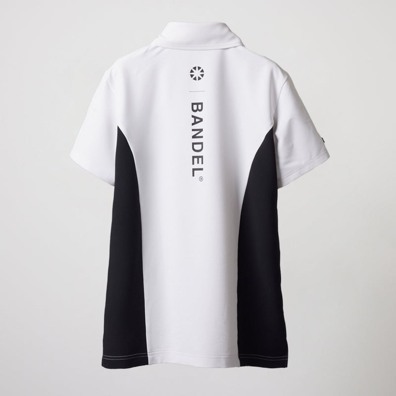BANDEL GOLF バンデルゴルフ ポロシャツ WOMENS SIDE PANEL SWITCH S/S POLO SHIRTS BGS-W4SSSPL WHITExBLACK ホワイト ブラック