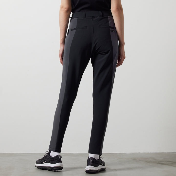 BANDEL GOLF バンデルゴルフ ロングパンツ WOMENS SIDE PANEL SWITCH TAPERED PANTS BGS-W4SSSPT BLACKxGRAY ブラック グレー