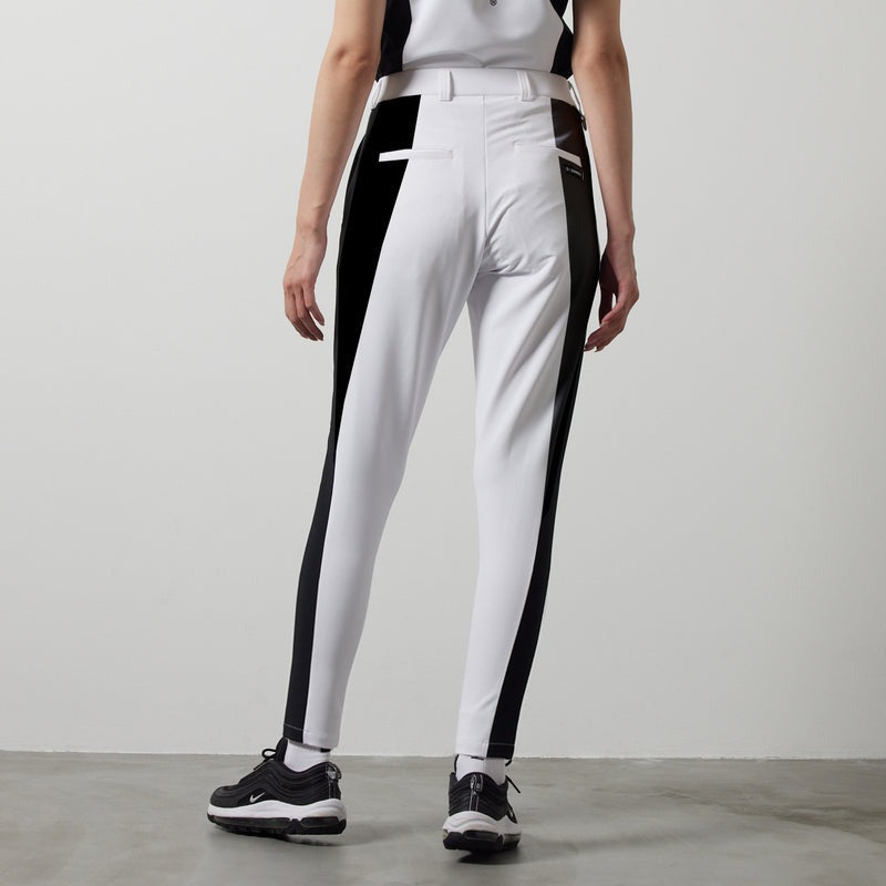 BANDEL GOLF バンデルゴルフ ロングパンツ WOMENS SIDE PANEL SWITCH TAPERED PANTS BGS-W4SSSPT WHITExBLACK ホワイト ブラック
