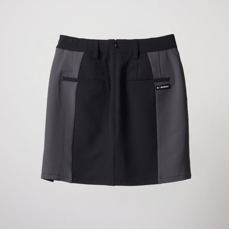BANDEL GOLF バンデルゴルフ スカート WOMENS SIDE PANEL SWITCH SKIRT BGS-W4SSSSK BLACKxGRAY ブラック グレー