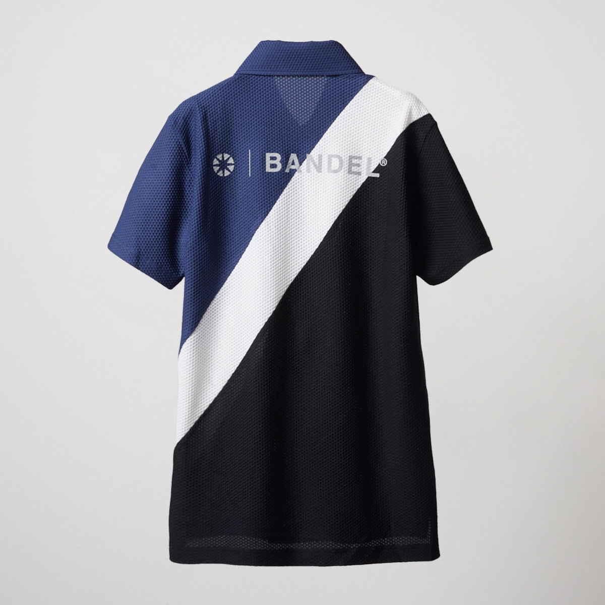 WOMENS STRIPES SWITCH S/S POLO SHIRTS BGS-W4SSTPL ポロシャツ / NAVYxWHITExBLACK