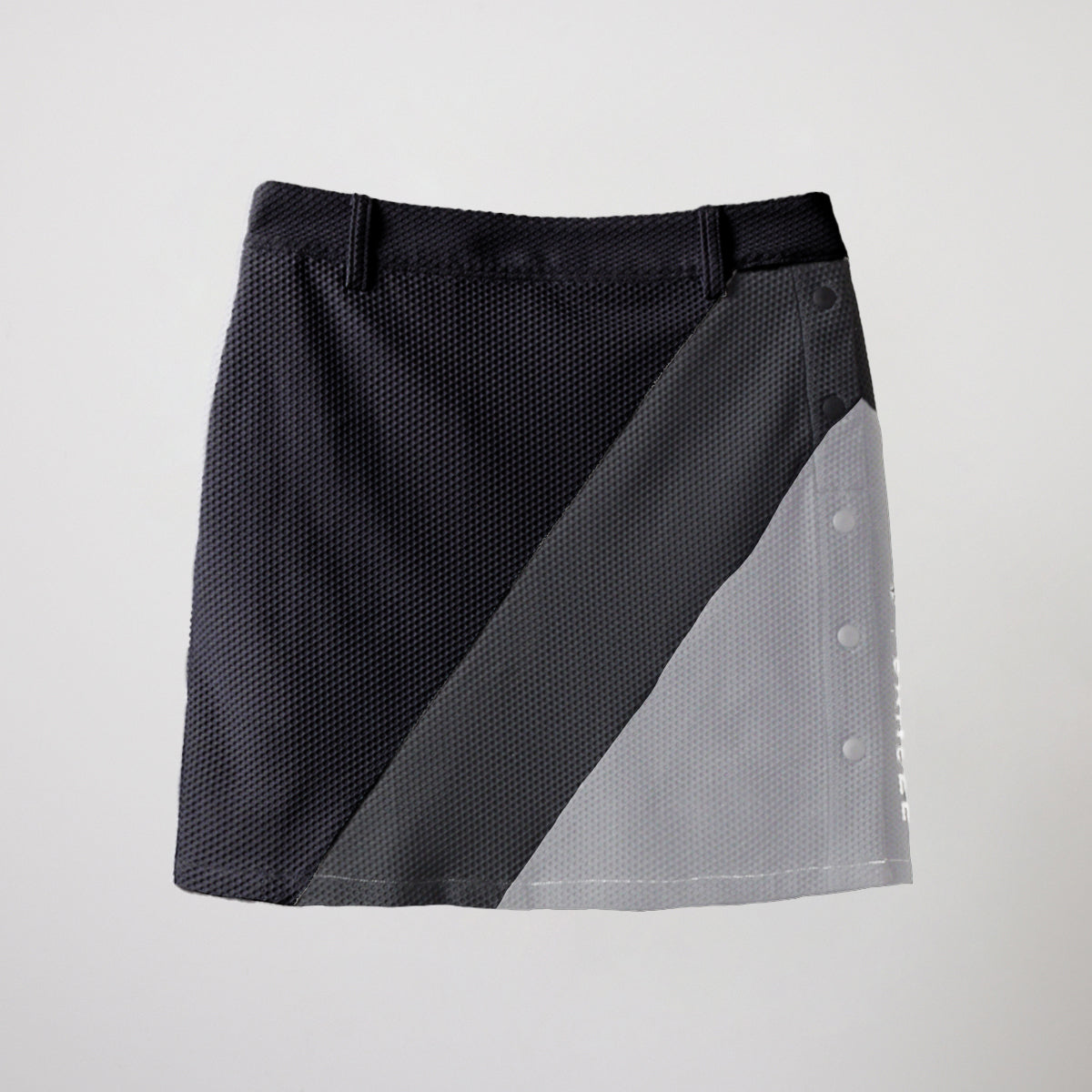 WOMENS STRIPES SWITCH SKIRT BGS-W4SSTSK スカート / GRAYxCHARCOALxBLACK
