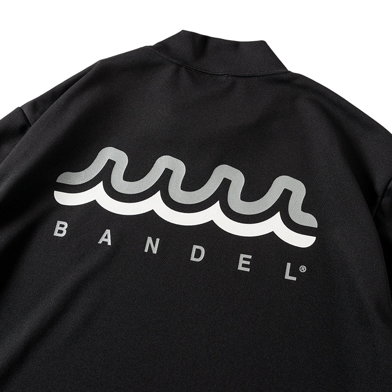 BANDEL×muta Limited 24AW L/S Moc モックネック バンデル×ムータ コラボ ストレッチ 吸水性 速乾性 / BLACK