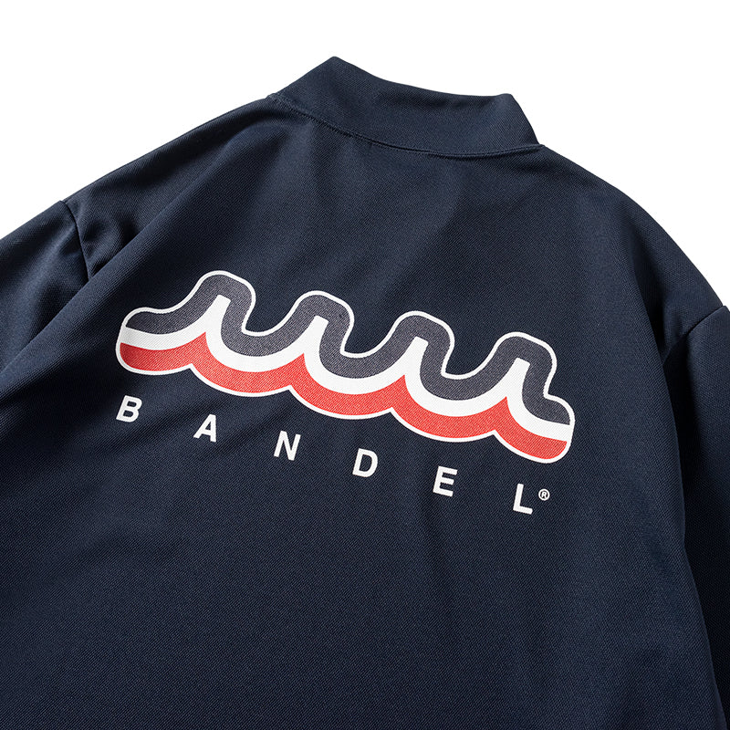 BANDEL×muta Limited 24AW L/S Moc モックネック バンデル×ムータ コラボ ストレッチ 吸水性 速乾性 / NAVY