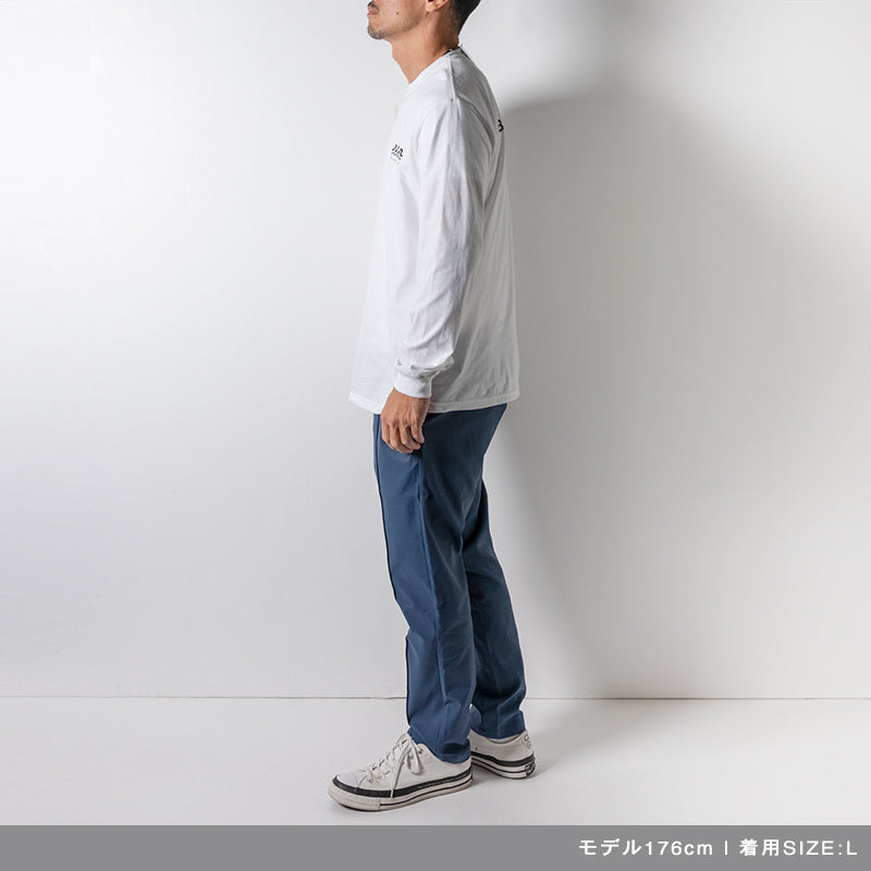 BANDEL×muta Limited 24AW L/S Tee ロンT バンデル×ムータ コラボ コットン100% / WHITE