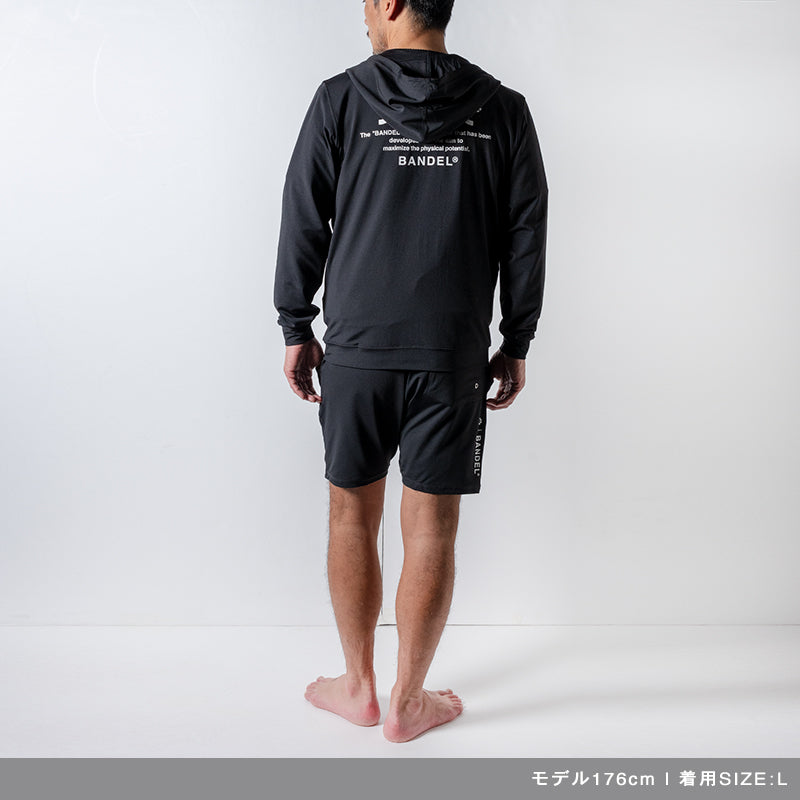 BANDEL muta バンデル ムータ ジップパーカー ラッシュガード Limited Rush Parka BM-RP Black ブラック