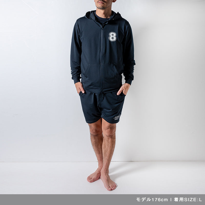 BANDEL muta バンデル ムータ ジップパーカー ラッシュガード Limited Rush Parka BM-RP Navy ネイビー
