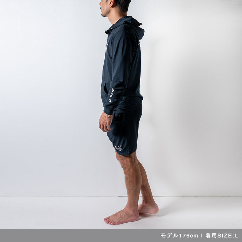 BANDEL muta バンデル ムータ ジップパーカー ラッシュガード Limited Rush Parka BM-RP Navy ネイビー