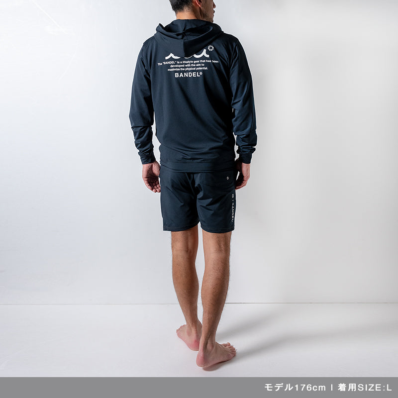 BANDEL muta バンデル ムータ ジップパーカー ラッシュガード Limited Rush Parka BM-RP Navy ネイビー