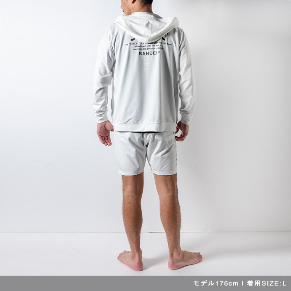 BANDEL muta バンデル ムータ ジップパーカー ラッシュガード Limited Rush Parka BM-RP White ホワイト