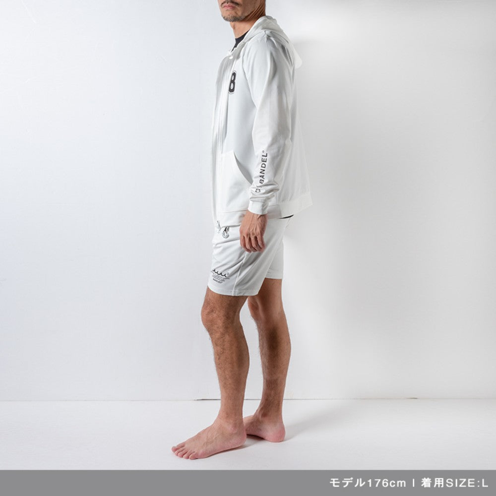 BANDEL muta バンデル ムータ ジップパーカー ラッシュガード Limited Rush Parka BM-RP White ホワイト