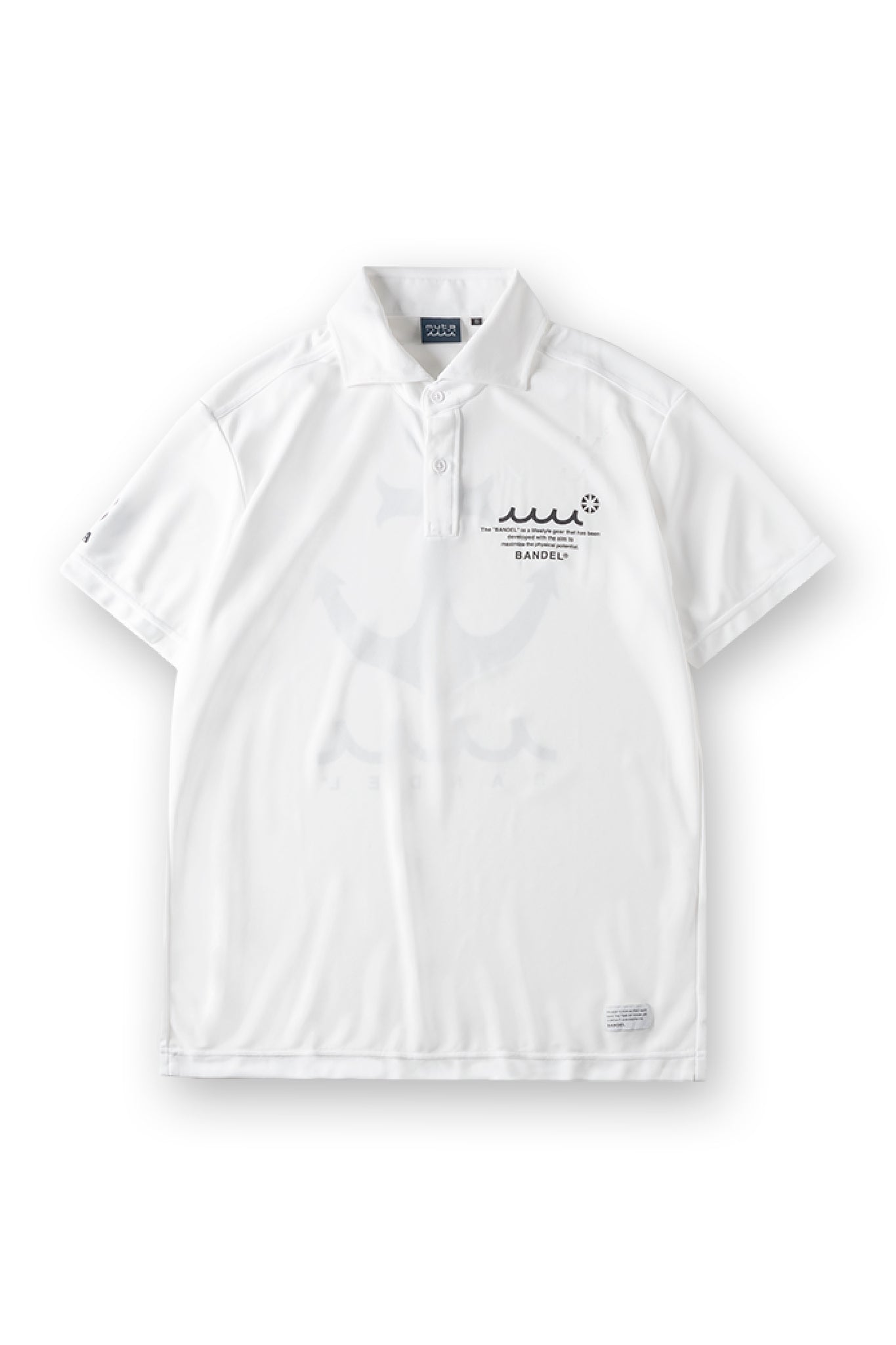 BANDEL muta バンデル ムータ ポロシャツ Limited S/S POLO BM-SPL WHITE ホワイト