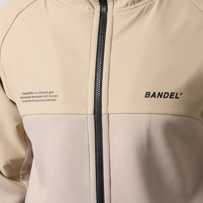 TECH FLEECE ZIP HOODIE BNS-4ATFPT ストレッチ スタンドカラー セットアップ / BEIGE
