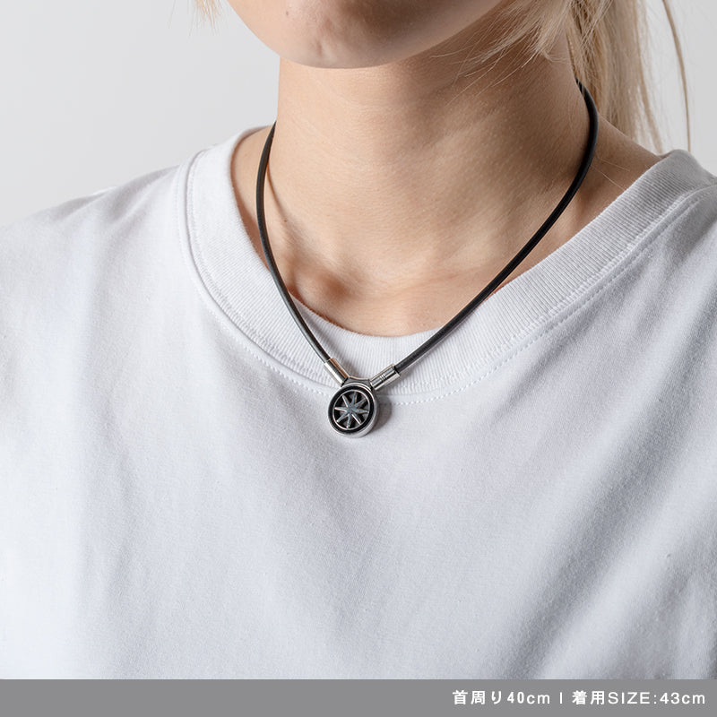 BANDEL バンデル ネックレス Healthcare Necklace Earth mini 2.0 BlackxSilver