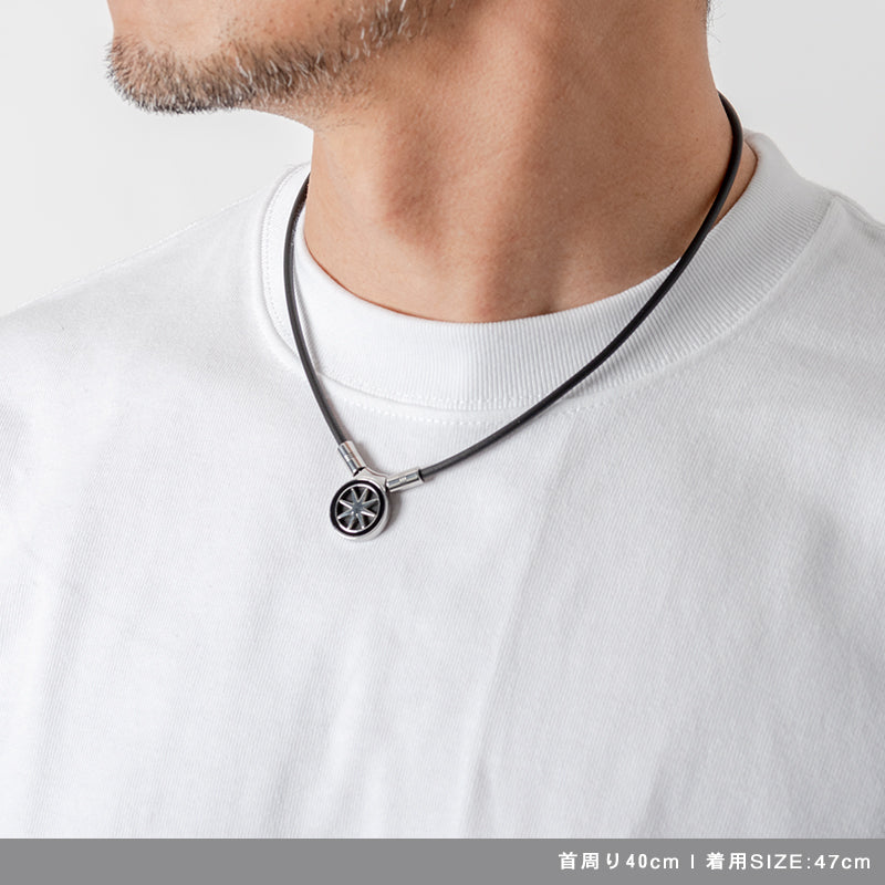 BANDEL バンデル ネックレス Healthcare Necklace Earth mini 2.0 BlackxSilver