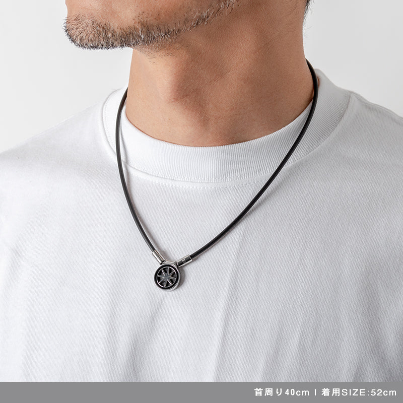 BANDEL バンデル ネックレス Healthcare Necklace Earth mini 2.0 BlackxSilver