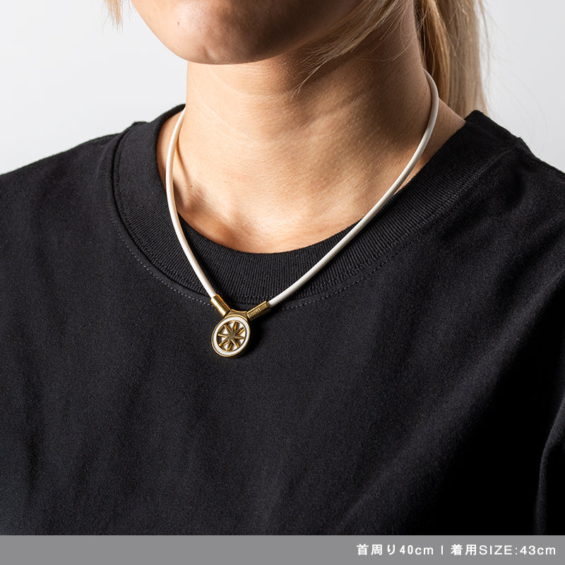BANDEL バンデル ネックレス Healthcare Necklace Earth mini 2.0 WhitexGold
