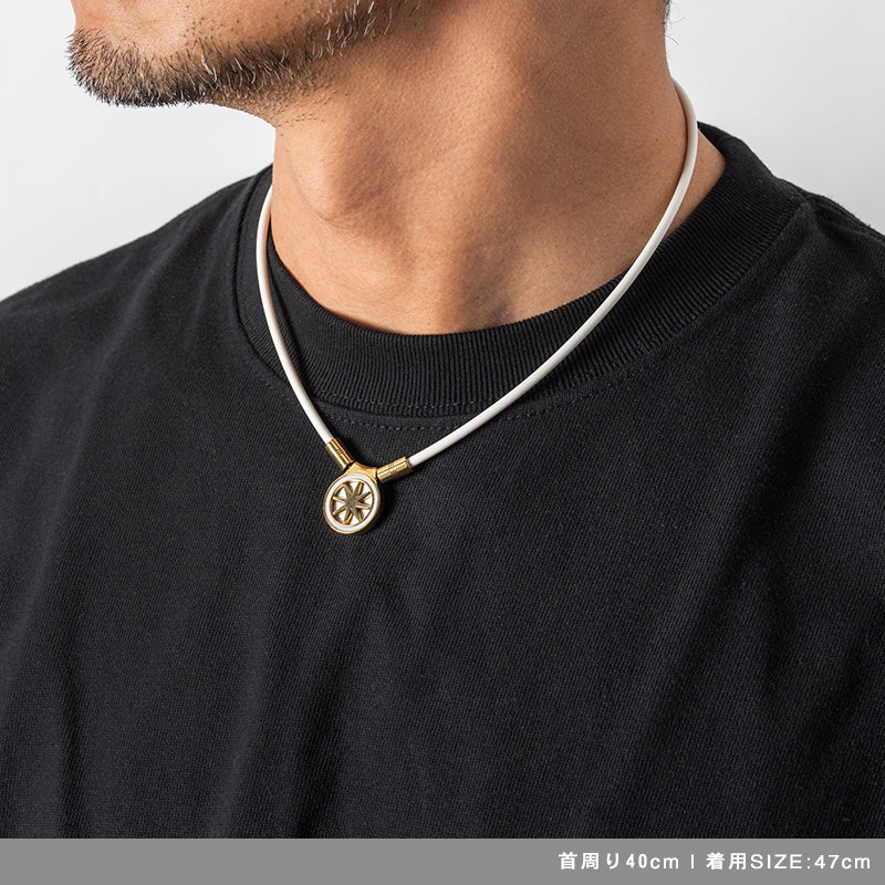 BANDEL バンデル ネックレス Healthcare Necklace Earth mini 2.0 WhitexGold