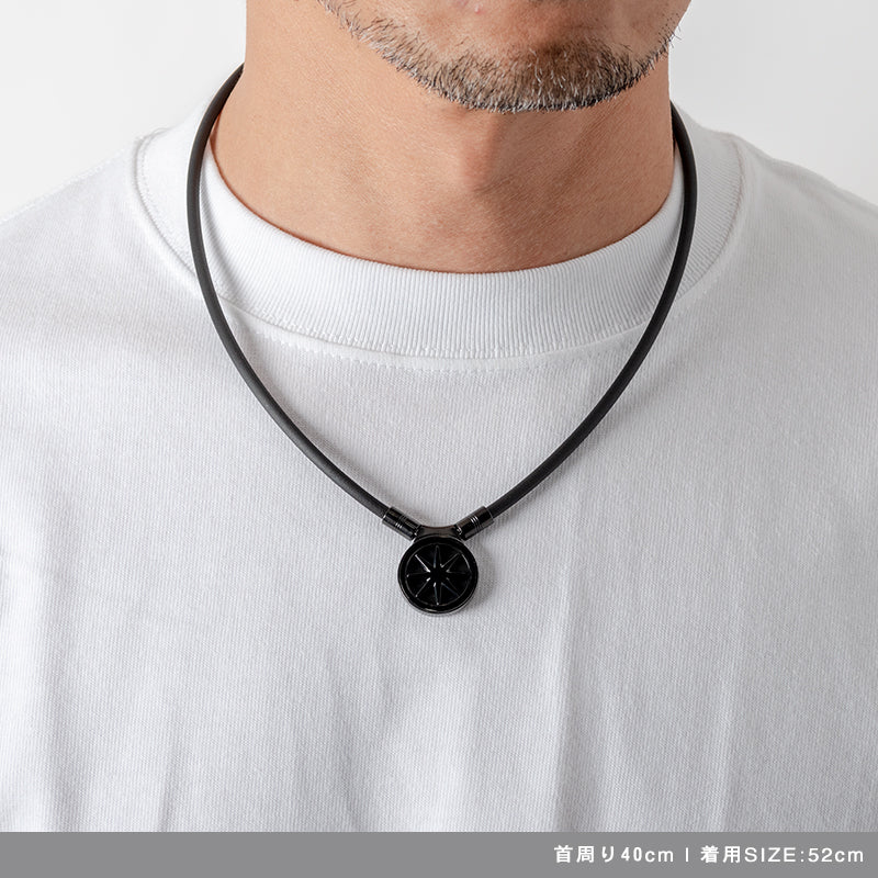 Healthcare Necklace Earth 2.0 ネックレス 磁気ネックレス 47cm / All Black