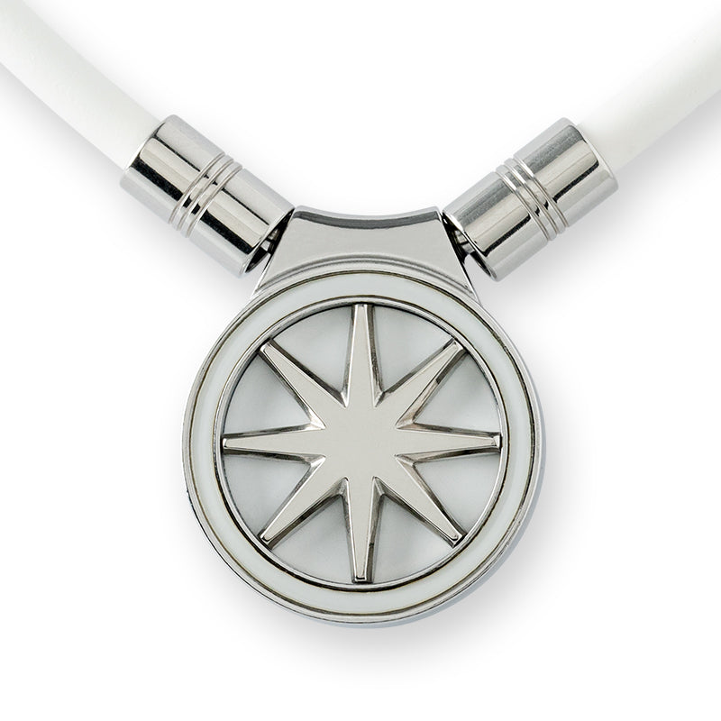 Healthcare Necklace Earth 2.0 ネックレス 磁気ネックレス 47cm / WhitexSilver