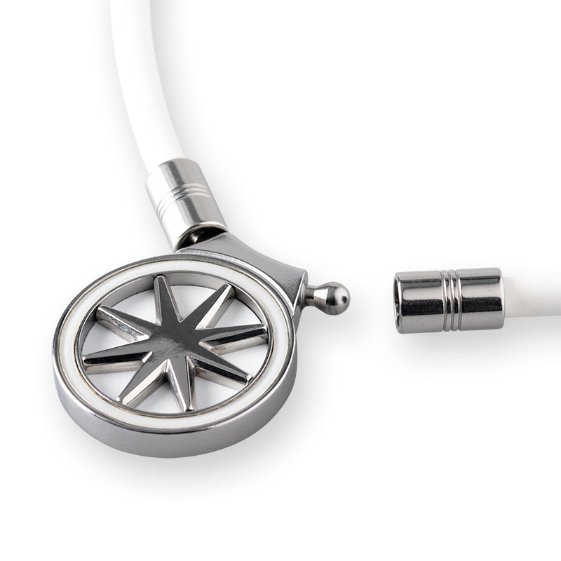 Healthcare Necklace Earth 2.0 ネックレス 磁気ネックレス 47cm / WhitexSilver