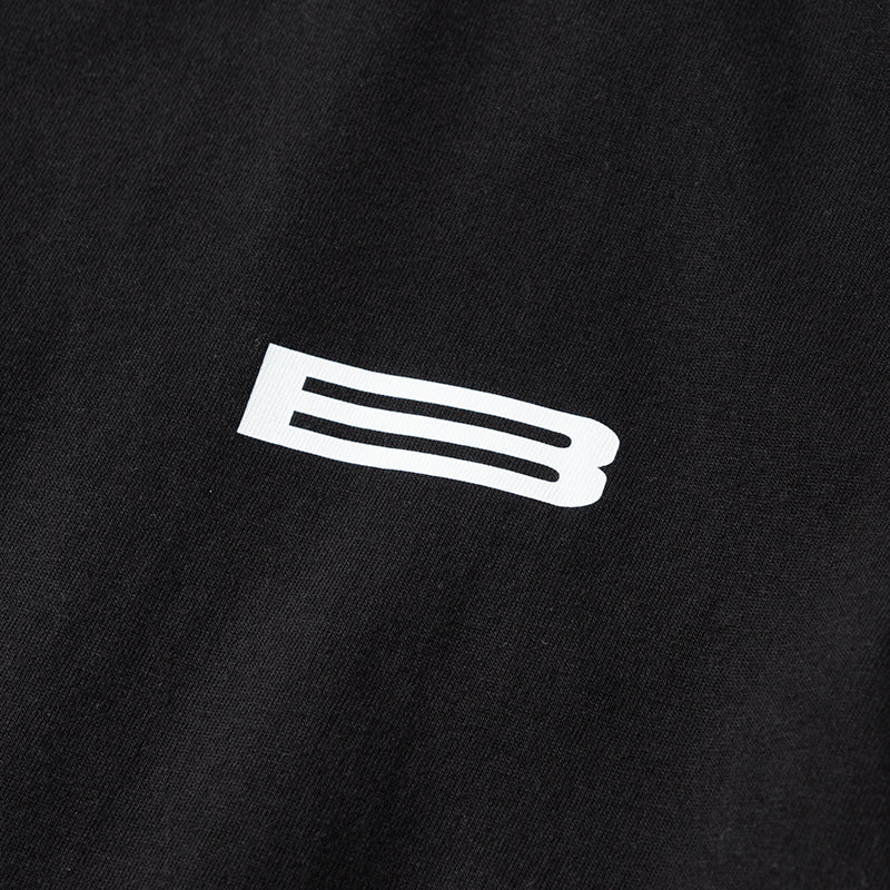 LANDSCAPE INITIALS TEE BAN-T037 Tシャツ コットン100% 型崩れ防止 / BLACK