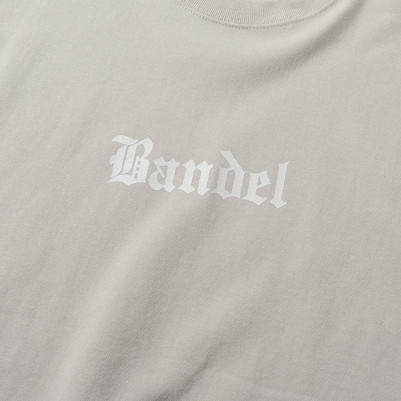 OLDENGLISH LETTERING TEE BAN-T039 Tシャツ コットン100% 吸湿 速乾 ビッグシルエット / GREY