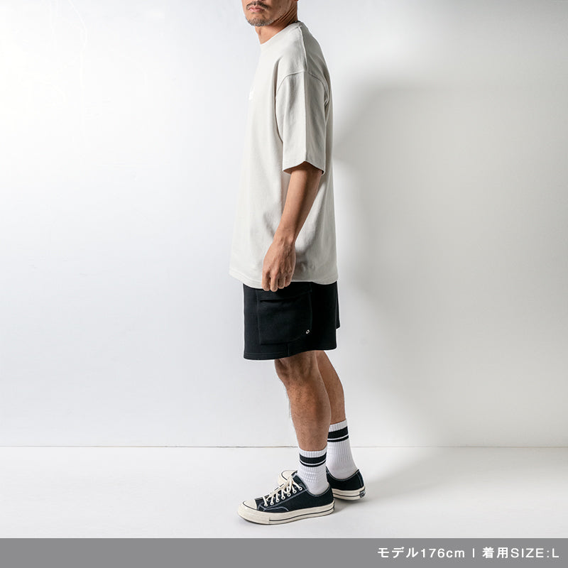 OLDENGLISH LETTERING TEE BAN-T039 Tシャツ コットン100% 吸湿 速乾 ビッグシルエット / GREY