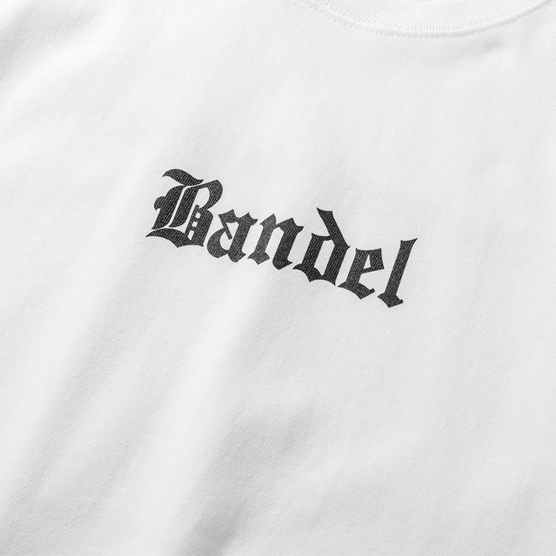 OLDENGLISH LETTERING TEE BAN-T039 Tシャツ コットン100% 吸湿 速乾 ビッグシルエット / WHITE