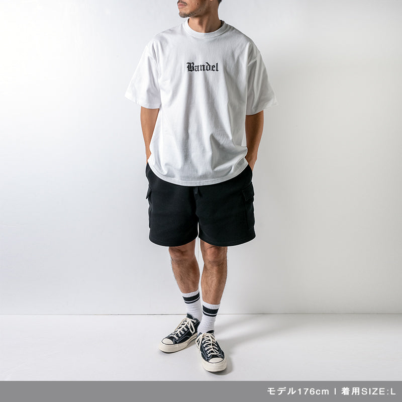 OLDENGLISH LETTERING TEE BAN-T039 Tシャツ コットン100% 吸湿 速乾 ビッグシルエット / WHITE