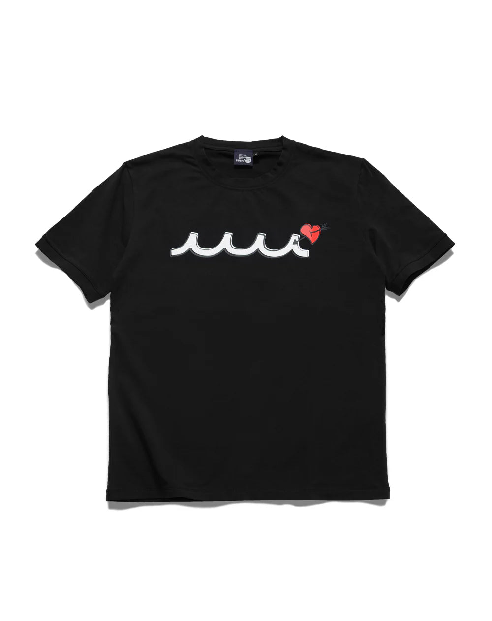 POPEYE™︎ meets muta MARINE 8 SHADOW ストレッチTシャツ BLACK