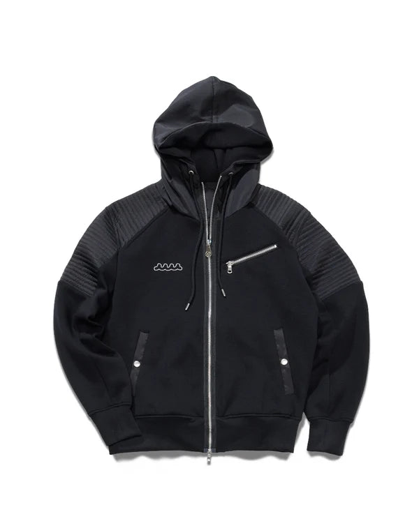 muta MARINE ACANTHUS × muta MARINE Double-knit Biker parka