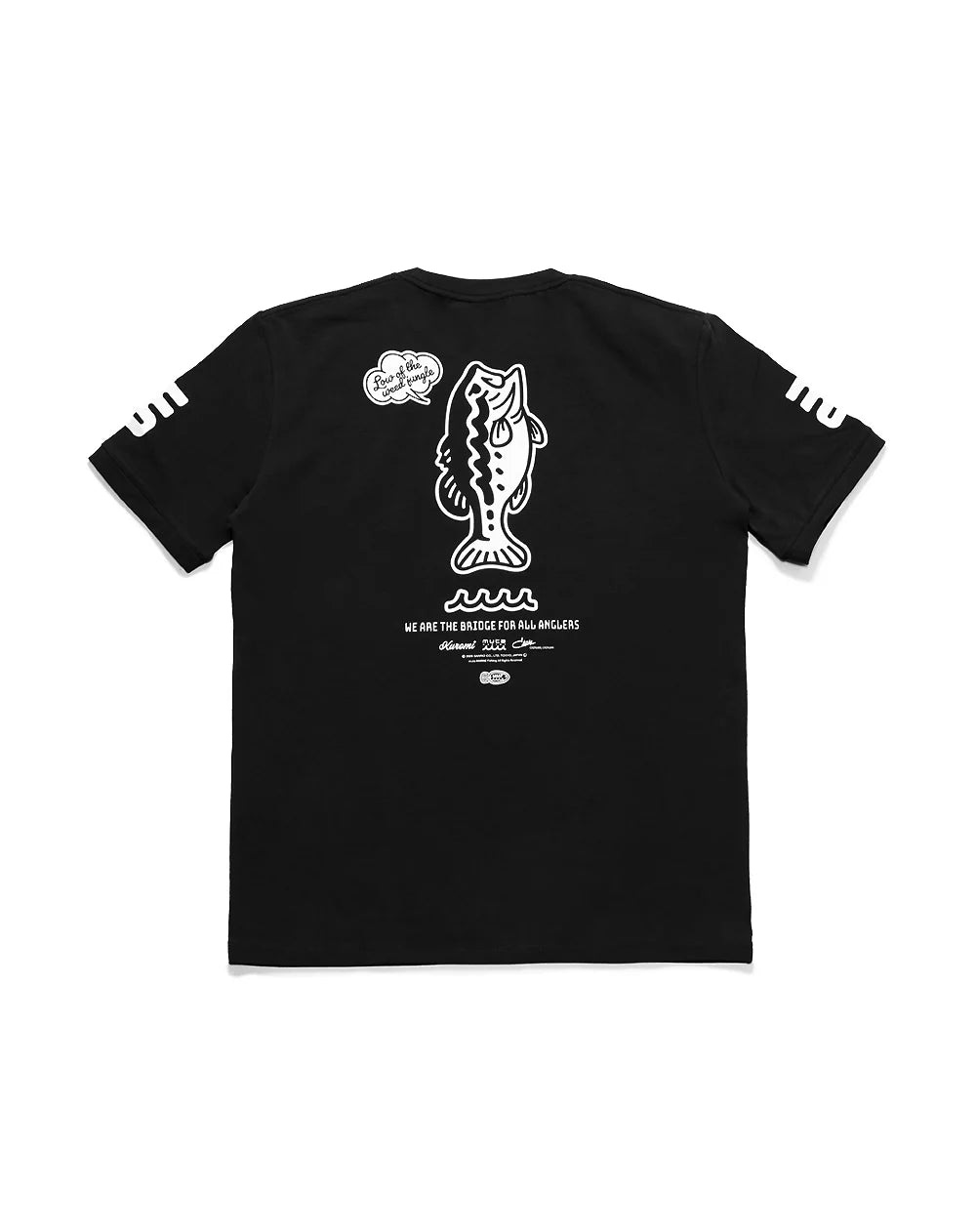 Kuromi × muta MARINE Fishing ストレッチTシャツ BLACK