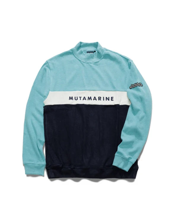muta MARINE ライトニット モックネックプルオーバー