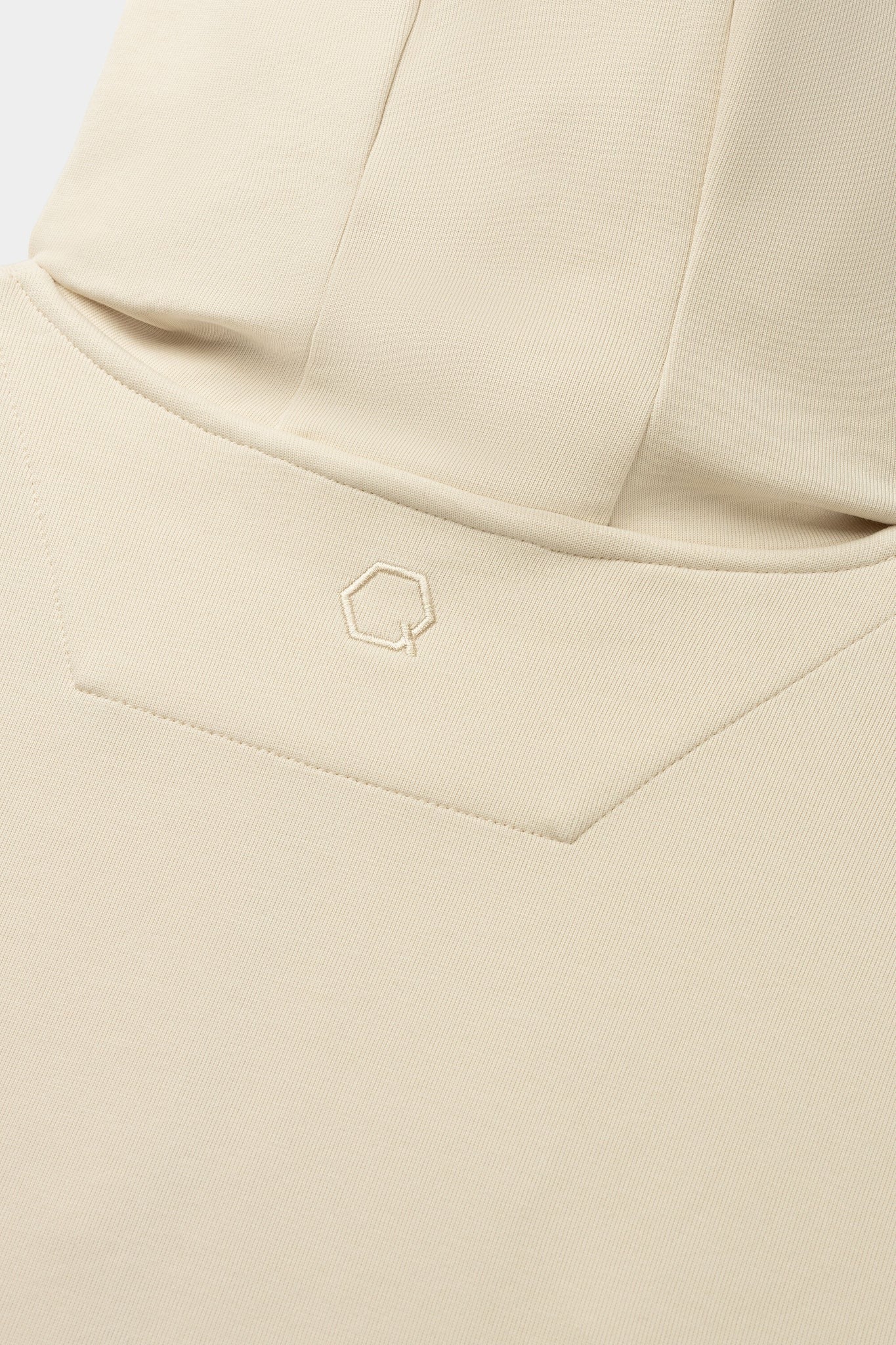 Q-Series Regular Fit Zip Through Hoodie B1269.1001 フーディー ダブルジップ / White Swan