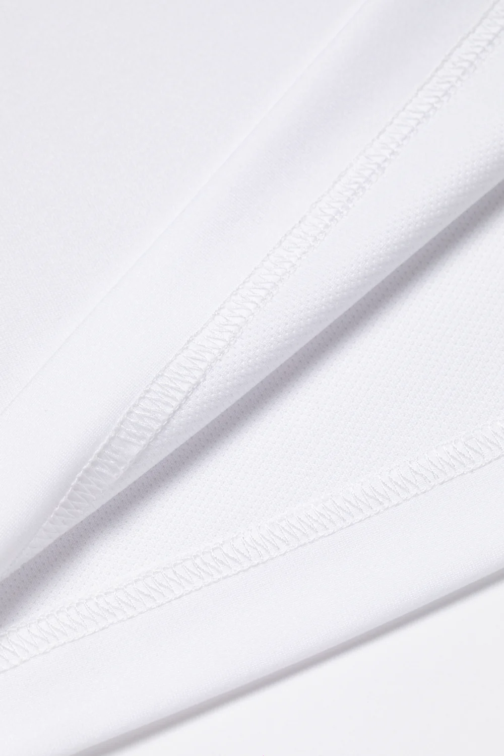 DEVEREUX ARIZONAアクティブリブモックネックTEE 763572011 WHITE