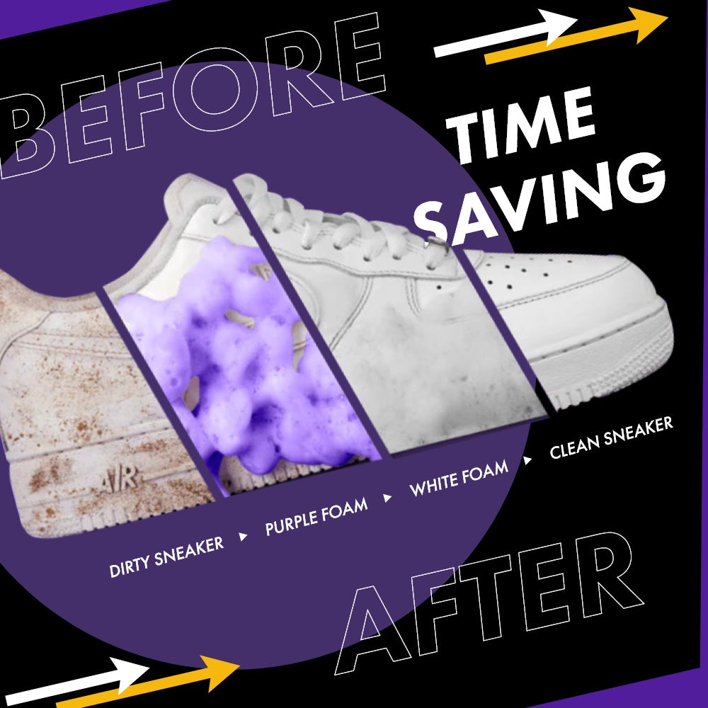 FOAM X シュークリーナー 泡タイプ 洗い流し不要