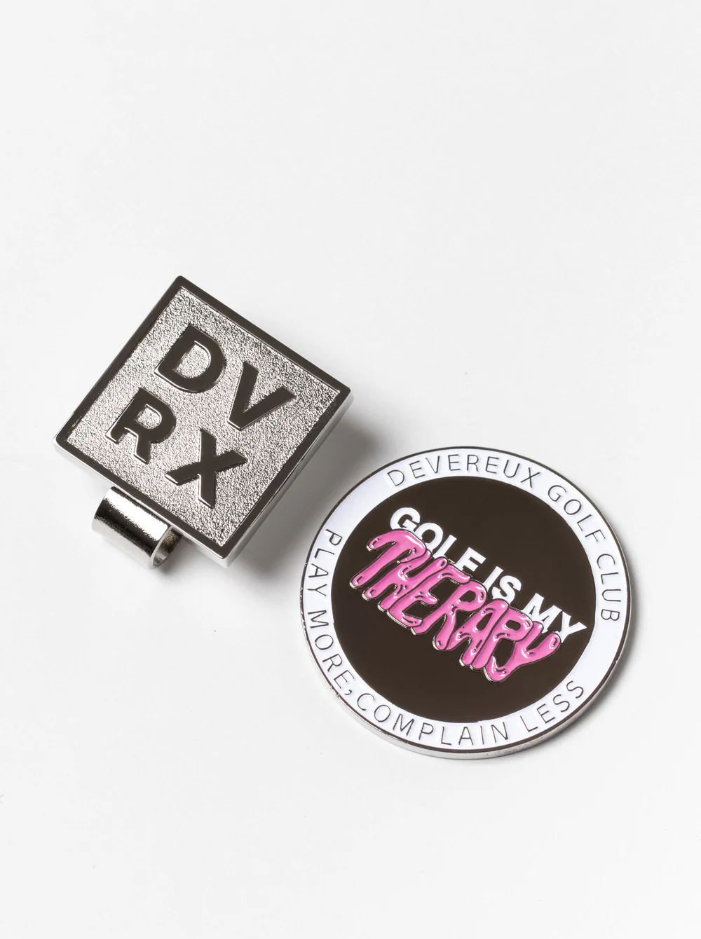 DEVEREUX GOLF Golf is my Therapy Magnetable Ball Marker 763474821-BLACK
