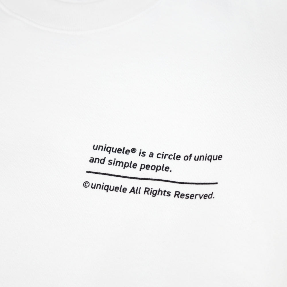 uniquele HEAVY FLEECE HOODIE スウェット フーディ FD2001 WHITE ホワイト