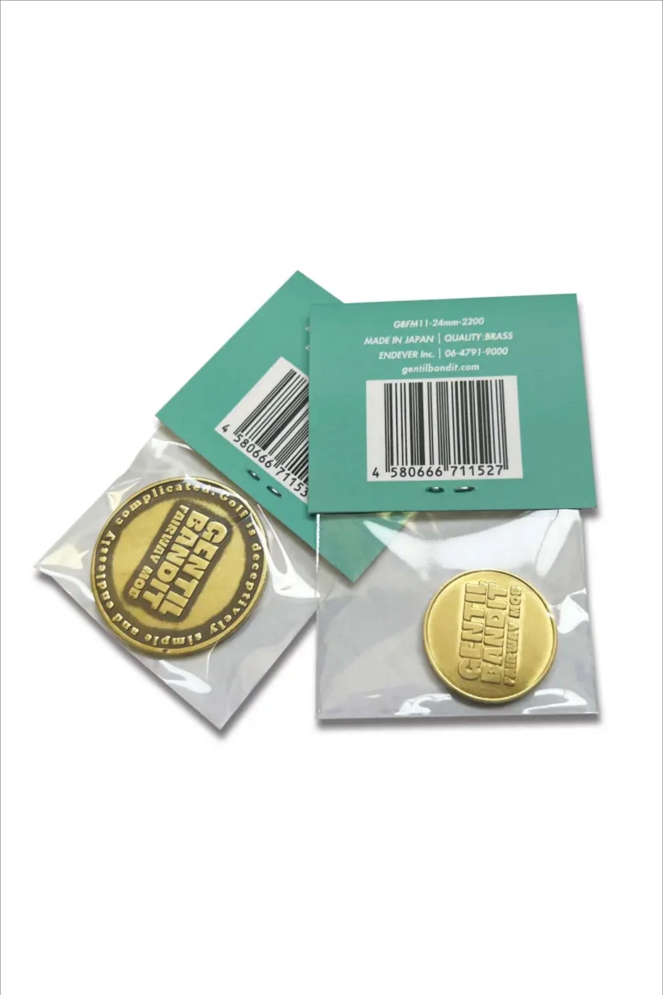 GENTIL BANDIT ジャンティバンティ FAIRWAY MOB ゴルフマーカー(S) GBFM11 GOLD S