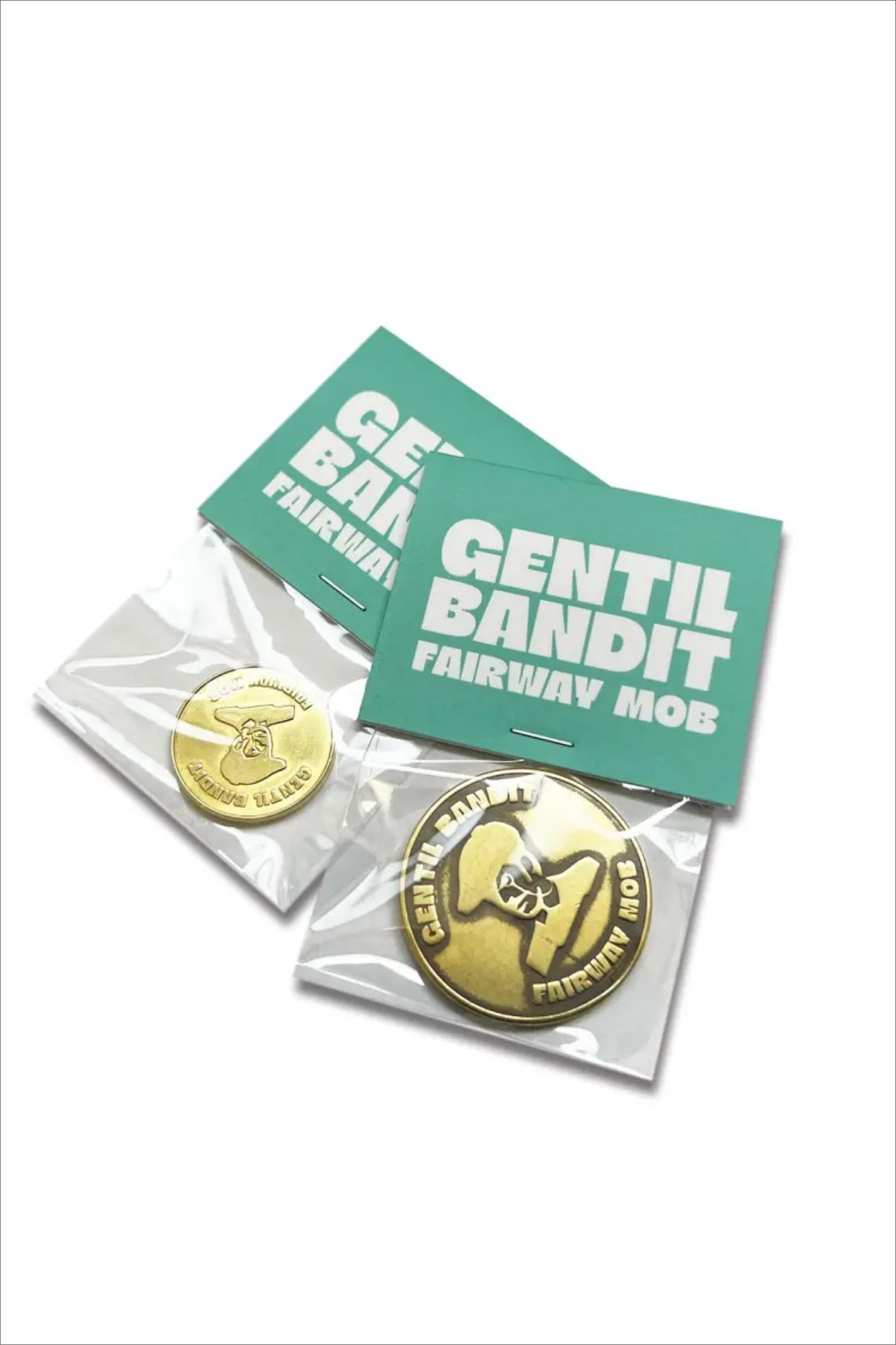 GENTIL BANDIT ジャンティバンティ FAIRWAY MOB ゴルフマーカー(L) GBFM12 ANTIQUE GOLD