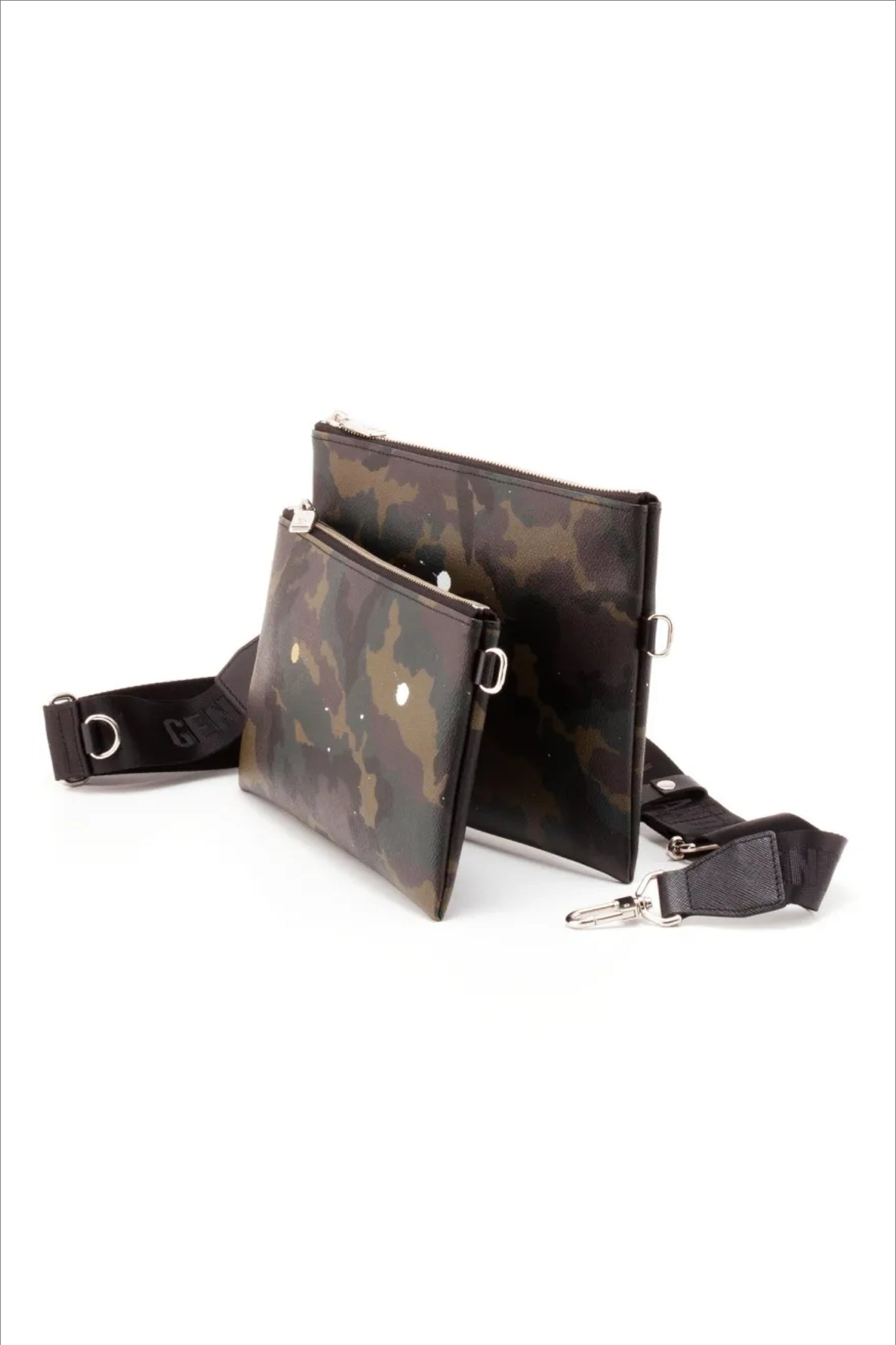 GENTIL BANDIT ジャンティバンティ ダブルミニショルダーバッグ GB2002-KCM KHAKIxCAMO