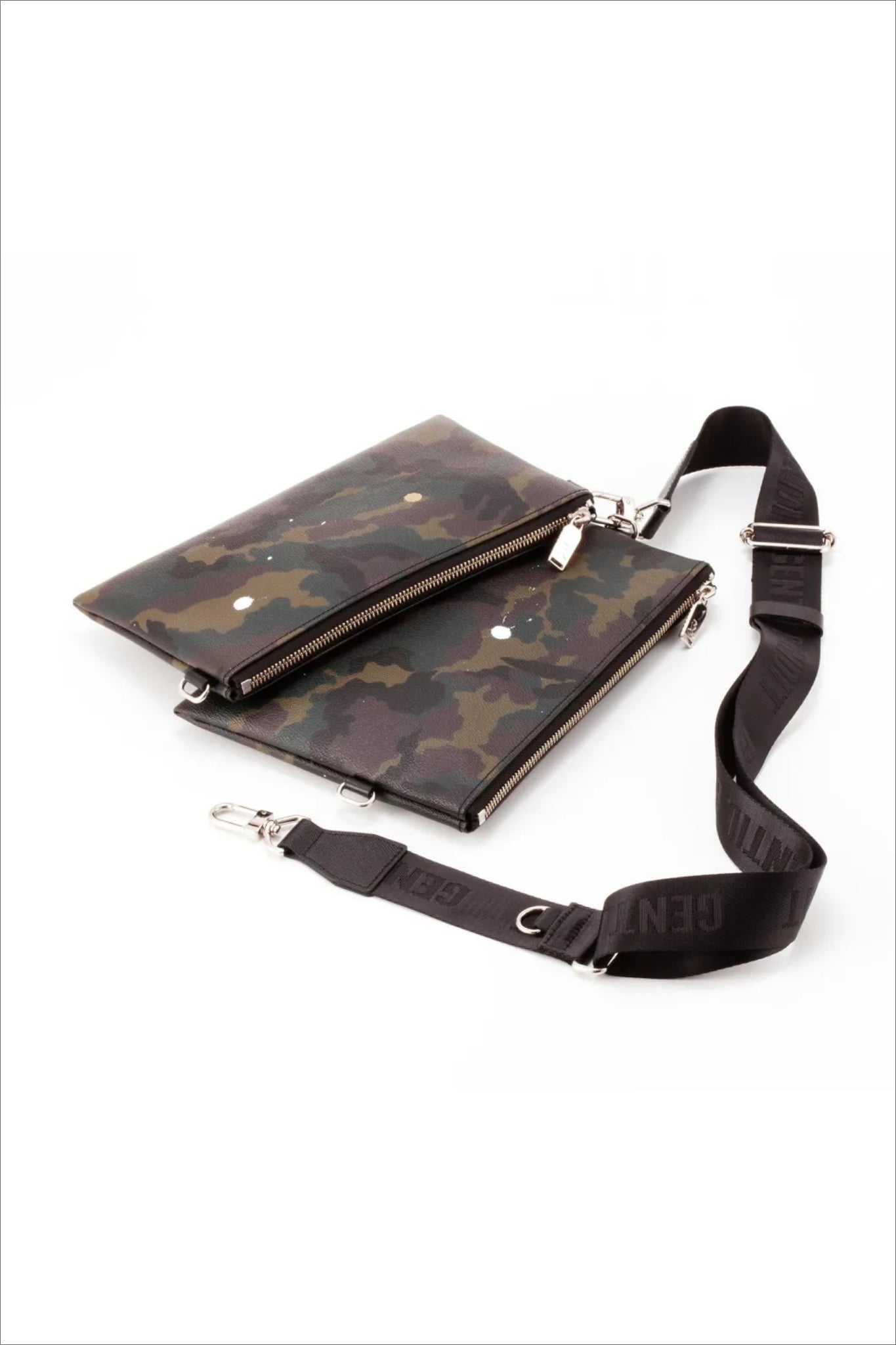 GENTIL BANDIT ジャンティバンティ ダブルミニショルダーバッグ GB2002-KCM KHAKIxCAMO