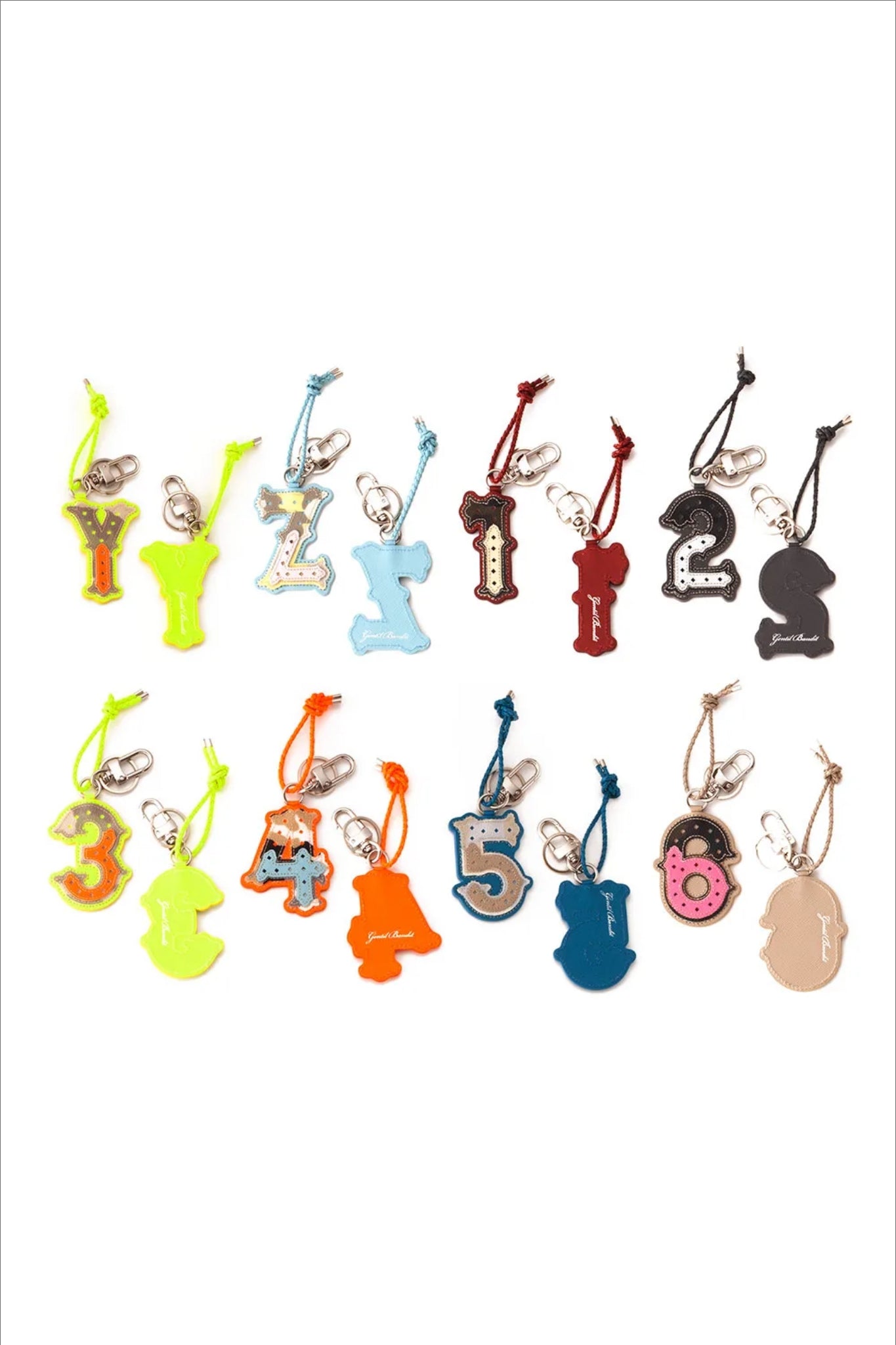 GENTIL BANDIT ジャンティバンティ イニシャルキーホルダー アルファベット GBK1963