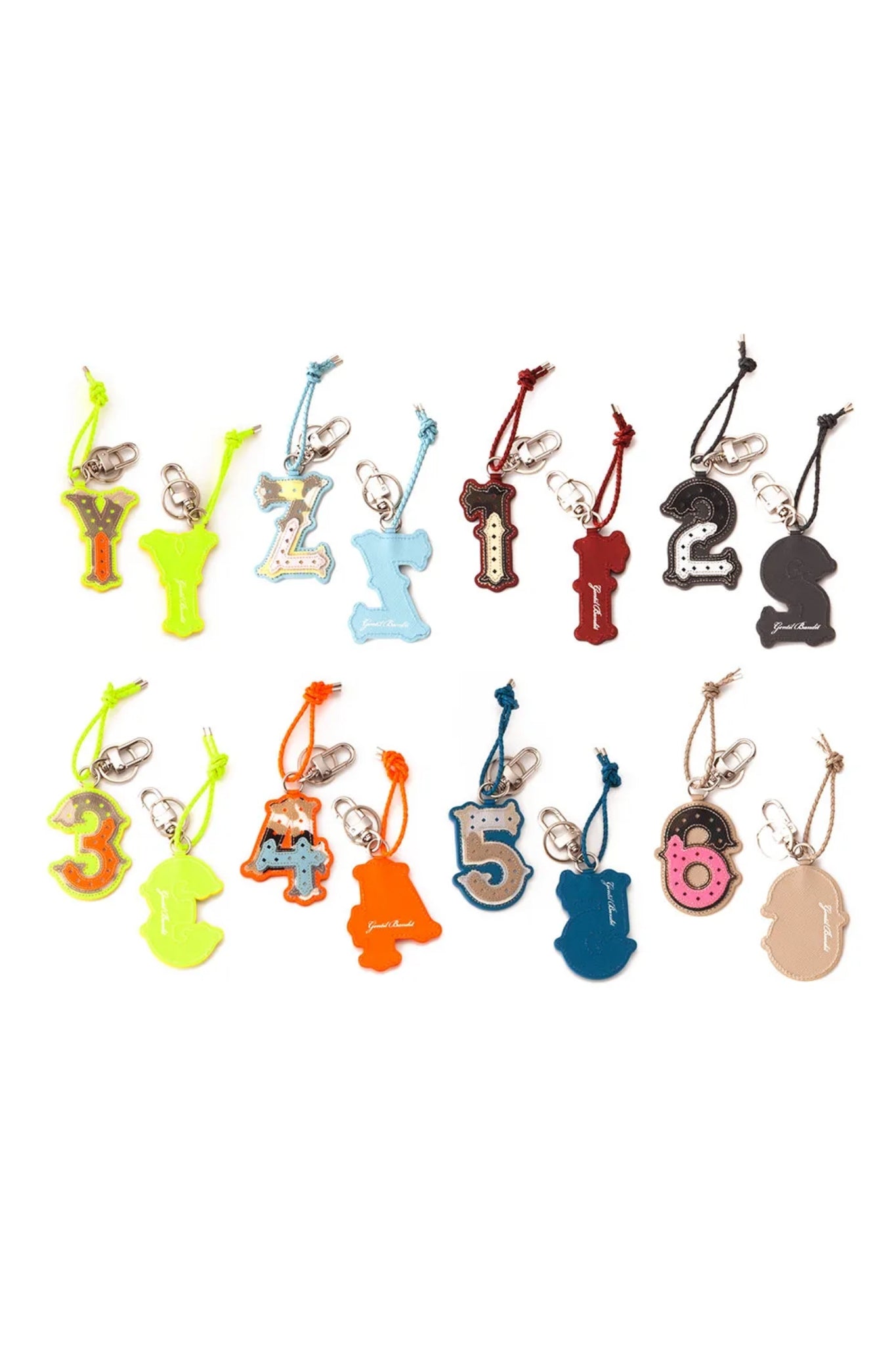 GENTIL BANDIT ジャンティバンティ イニシャルキーホルダー ナンバー GBK1963